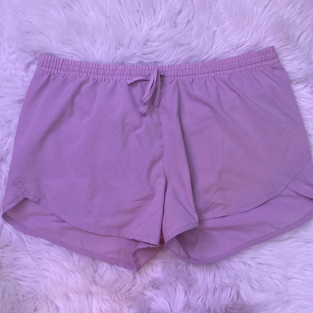 lilac athletic shorts